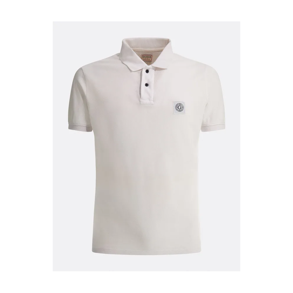 Polo Washed Blanco