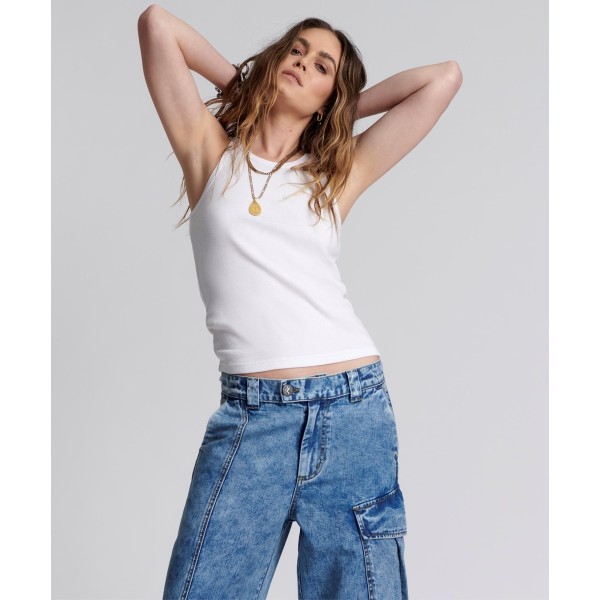 Camiseta Basic Singlet Blanco