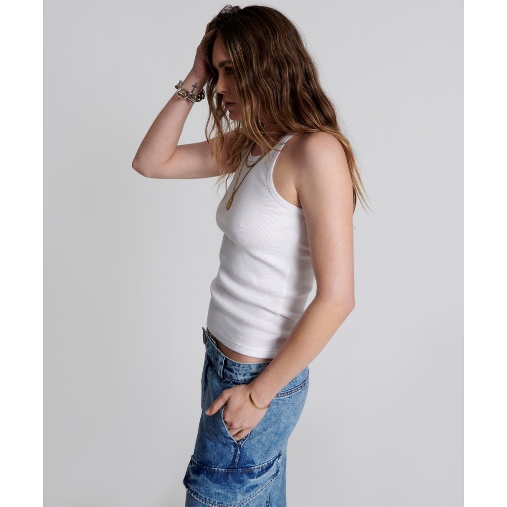 Camiseta Basic Singlet Blanco