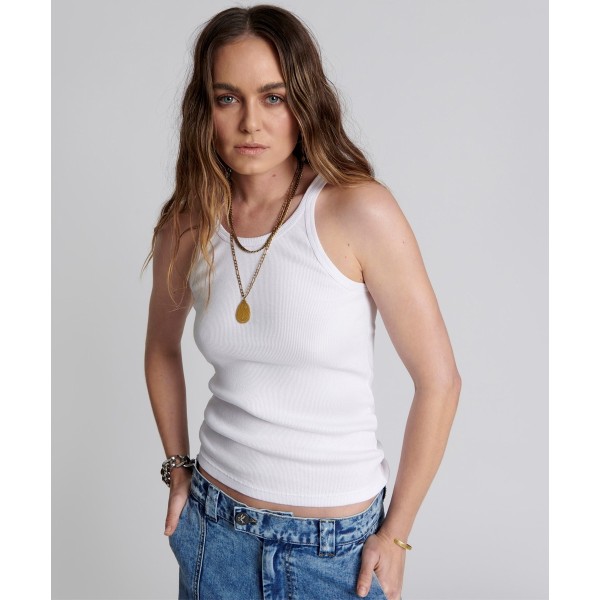 Camiseta Basic Singlet Blanco