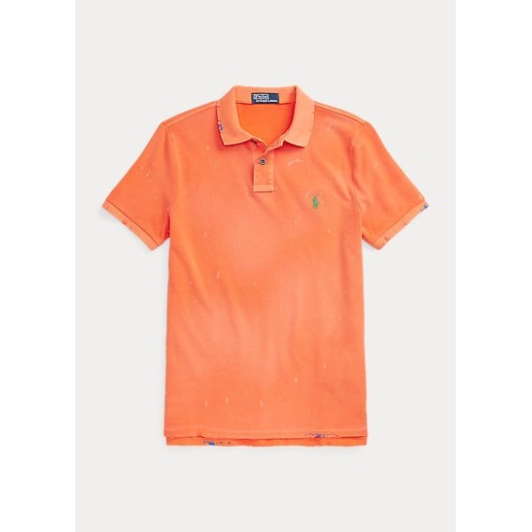 Polo Remiendos Naranja Resort 2