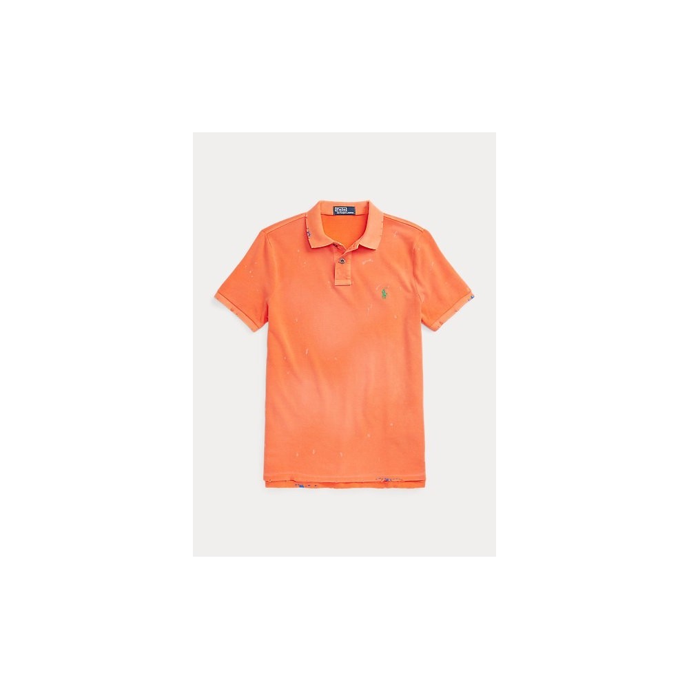 Polo Remiendos Naranja Resort
